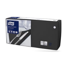 [477864] Tork lunch szalvéta 33 x 33 cm-es 3 r. 150 lapos fekete