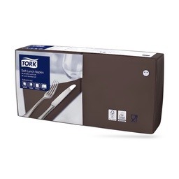 [477872] Tork lunch szalvéta 33 x 33 cm-es cm-es 3 r. 150 lapos barna