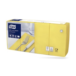 [477880] Tork lunch szalvéta 33 x 33 cm-es cm-es 3 r. 150 lapos sárga