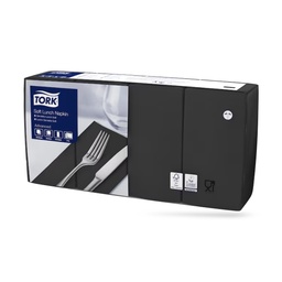 [477881] Tork lunch szalvéta 33 x 33 cm-es cm-es 3 r. 150 lapos fekete