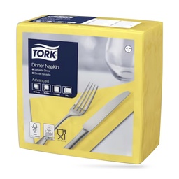 [477901] Tork dinner szalvéta 40 x 40 cm-es cm-es 2 r. 150 lapos sárga