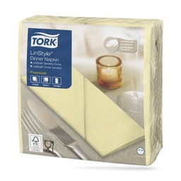 [478147] Tork LinStyle textilhatású szalvéta 39 x 39 cm-es cm-es 1 r. 50 lapos pezsgő
