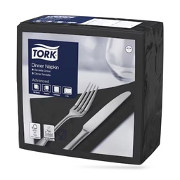 [478761] Tork dinner szalvéta 40 x 40 cm-es cm-es 2 r. 150 lapos fekete