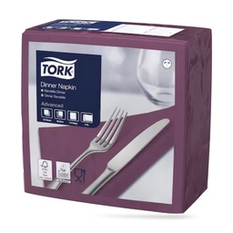 [478764] Tork dinner szalvéta 40 x 40 cm-es cm-es 2 r. 150 lapos bíbor
