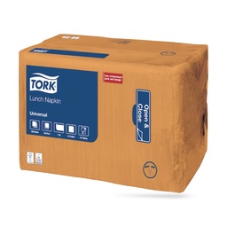 [509304] Tork lunch szalvéta 33 x 33 cm-es 1 r. 500 lapos narancs