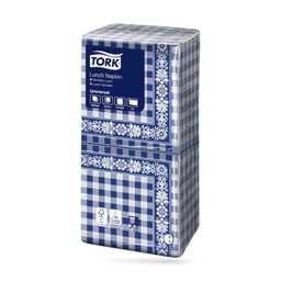 [509351] Tork Decor lunch szalvéta 33 x 33 cm-es 1 r. 400 lapos kék