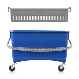 [00002907] Ablaktisztító vödör 20 l kerekes + vizező tartó