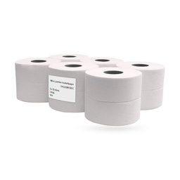 [TPC219R120-C] Millena Std. Mini jumbo toalettpapír 12 x 120 m 2 r. fehér Coala