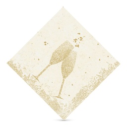 [D194234] Dunisoft szalvéta 40 x 40 cm-es 60 lapos Celebrate Cream