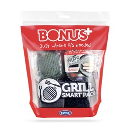 [B464] Grill csomag 7 db-os (1 szivacskendő, 2 MPS súroló, 2 dörzsi, 2 grillszivacs)