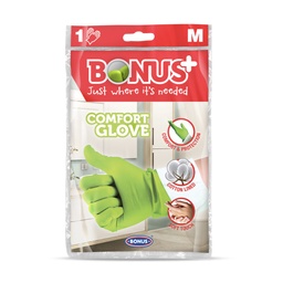 [B012] Komfort gumikesztyű M-es