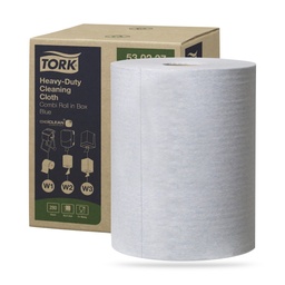 [530278] Tork Prem. nagyteljesítményű tisztítókendő 100 lapos kék W4