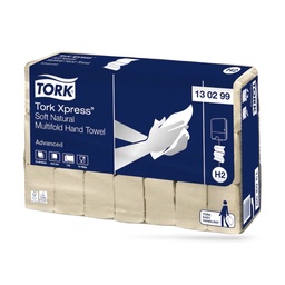[130299] Tork Xpress® Multifold Soft Natúr kéztörlő
