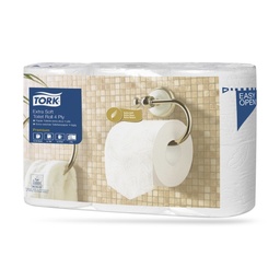 [110406] Tork Prem. extra soft kistekercses toalettpapír 4 r. 7 x 6 db-os fehér T4
