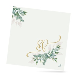 [D206369] Duni Dunisoft szalvéta 40 x 40 60 lapos Love Hearts