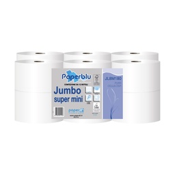 [JL8M180F] EcoGreen Mini jumbo toalettpapír 12 x 140 méteres 2 rétegű fehér (másolat)