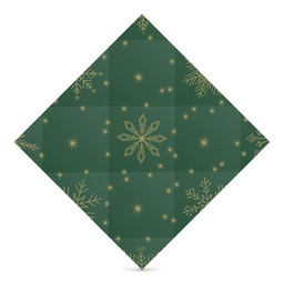 [D208472] Duni Dunisoft Bio szalvéta 40 x 40 60 lapos Rhombus Green